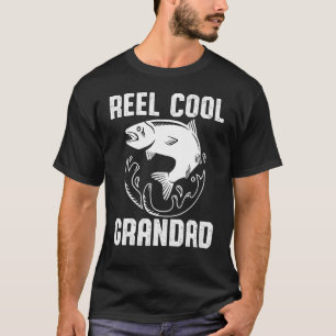 Riktigt Cool Farfar Fiskare Fars Dag Pappa Farfar T Shirt