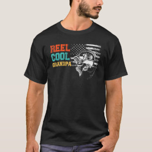 Riktigt cool farfar fiskare fiske fars dag 4t t shirt