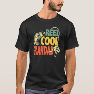 Riktigt cool farfar fiske pappas dag fiskare t shirt