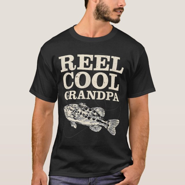 Riktigt cool farfar fiske t shirt (Framsida)