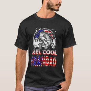 Riktigt cool farfar fiske till fars dag t shirt