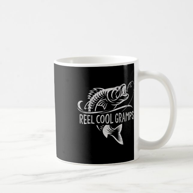 Riktigt cool farfar Fiskegåvor farfar Fars dag Kaffemugg (Höger)