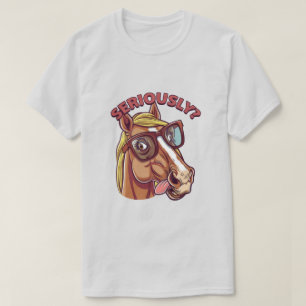 Riktigt cool herrtröja – rolig och snygg häst t shirt