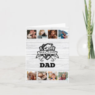 Riktigt cool pappa Anpassad foto fadersdags-kort Helgkort