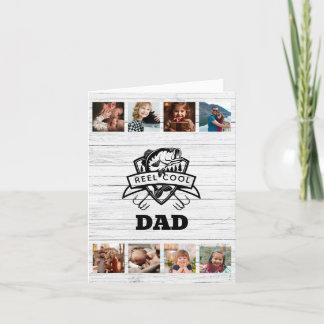 Riktigt cool pappa Anpassad foto fadersdags-kort Helgkort