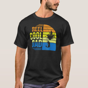 Riktigt cool pappa Fars dag För fiskande pappa P T Shirt