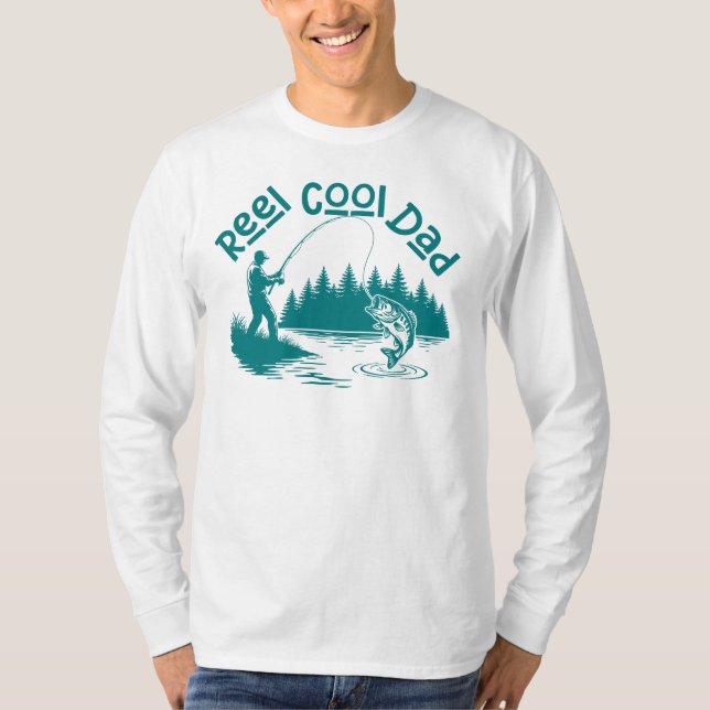 Riktigt Cool Pappa, Fars Dags Present  T Shirt (Framsida)