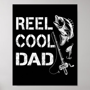 Riktigt cool pappa Fiskande pappa Fars dag present Poster