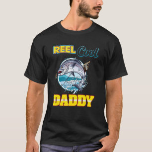 Riktigt Cool Pappa Fiskande Pappa Glad Fars Dag T Shirt