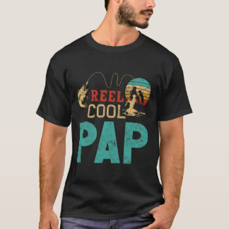Riktigt cool pappa fiske fadersdagspresent För fis T Shirt