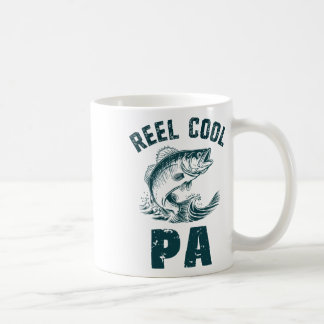 Riktigt cool pappa fiske farfar vintage stil kaffemugg