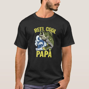 Riktigt Cool Pappa Fiske Fars Dag Pappa Pappa Papp T Shirt