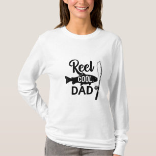 Riktigt Cool Pappa – Rolig Fiskarpappa T-Shirt F