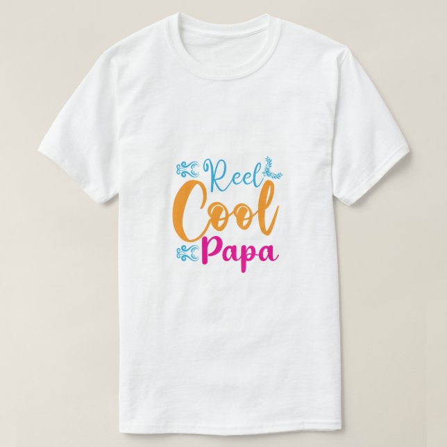 Riktigt Cool Pappa T Shirt (Design framsida)