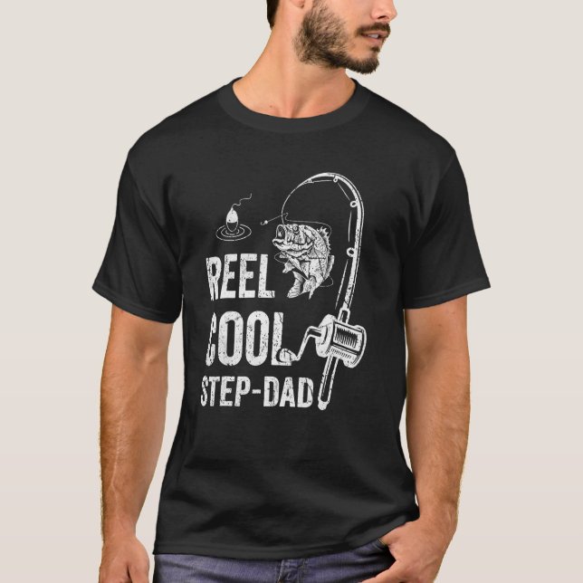 Riktigt cool sty papa Fiske Fars dag T Shirt (Framsida)