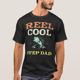 Riktigt cool styvpappa fiske steppapapa fiskare Vi T Shirt