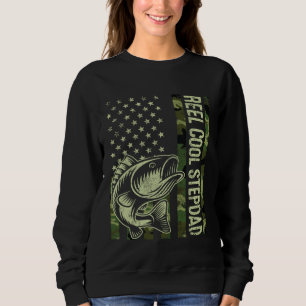 Riktigt cool styvpappa kamouflage amerikansk flagg t shirt