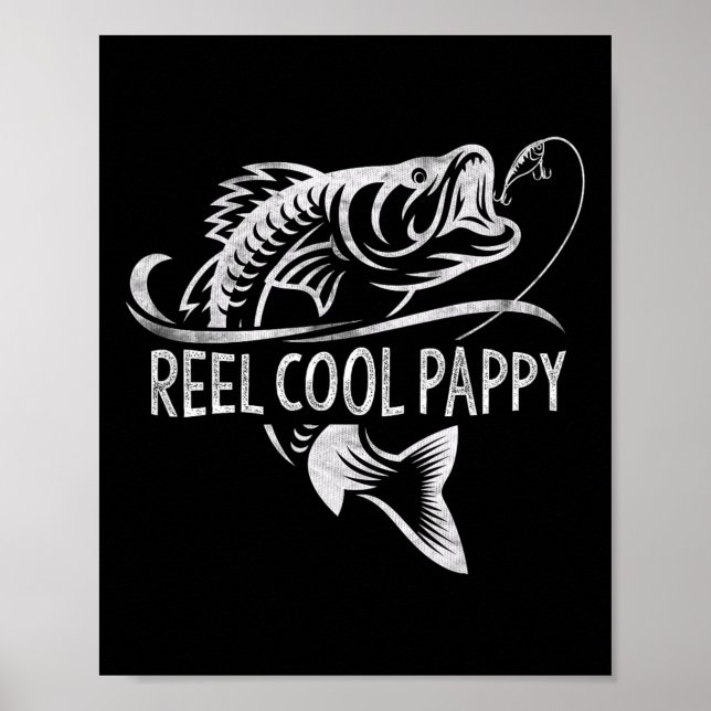 Riktigt Coola Pappa Fiskepresenter Pappa Fars Dag  Poster (Framsidan)