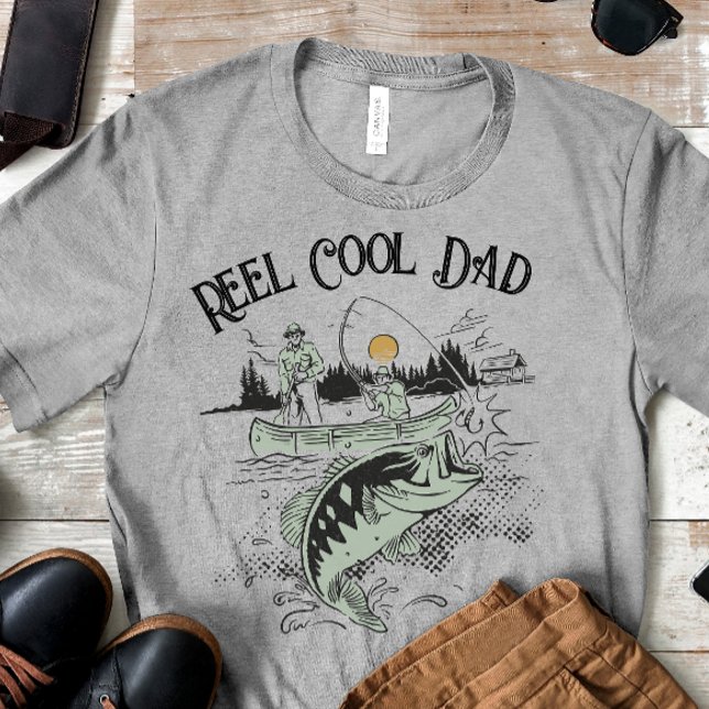 Riktigt Coola Pappa T Shirt (Reel Cool Dad Father's Day Tshirt)
