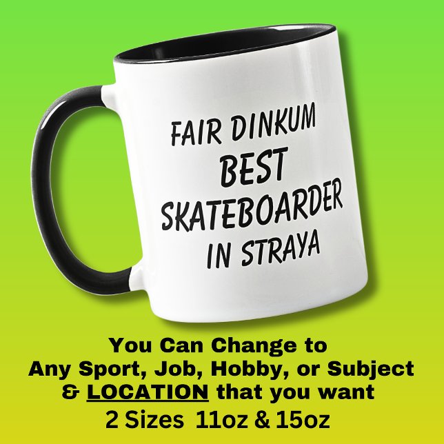 Riktigt duktig SKATEBOARDER i Australien Mugg (Skapare uppladdad)