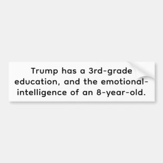 Riktigt dum Trump Hankamer Artjunkhaus serietidnin Bildekal