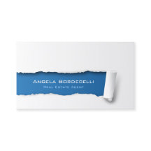 Riktigt Gods Agent-Affärskort Rippat Pappert