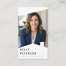 Riktigt Gods Agent-minimalistiskt Affärskort Visitkort