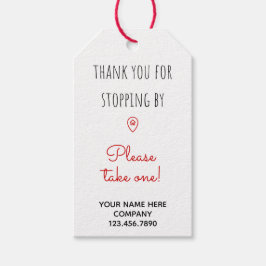 Riktigt öppna hus i Gods, ta ett Presentetikett