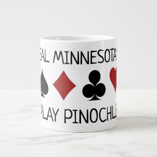 Riktigt "People" Spela Pinochle Jumbo Mugg