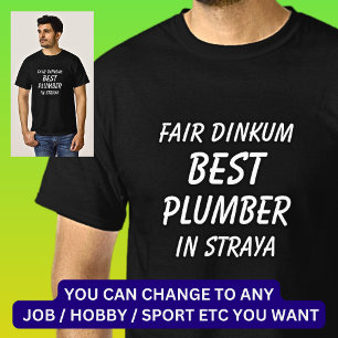 Riktigt schysst BÄSTA VVS-MONTÖR i Australien T Shirt
