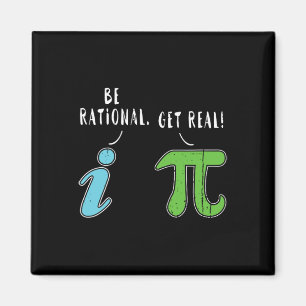 Riktigt väl Rational-funny Math Meme Math Nerd Pi Magnet