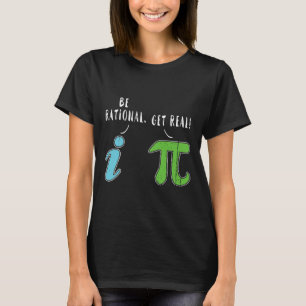 Riktigt väl Rational-funny Math Meme Math Nerd Pi T Shirt