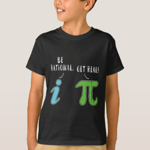 Riktigt väl Rational-funny Math Meme Math Nerd Pi  T Shirt