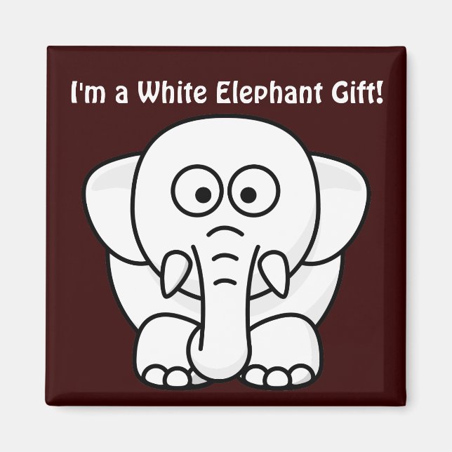Riktigt vit elefantgift, Lilla Julklapp! Magnet (Framsidan)