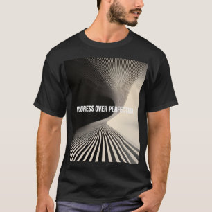 Riktning Ett minimalistiskt framsteg över perfekti T Shirt