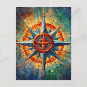 Riktning i Chaos (Compass Ro) Vykort