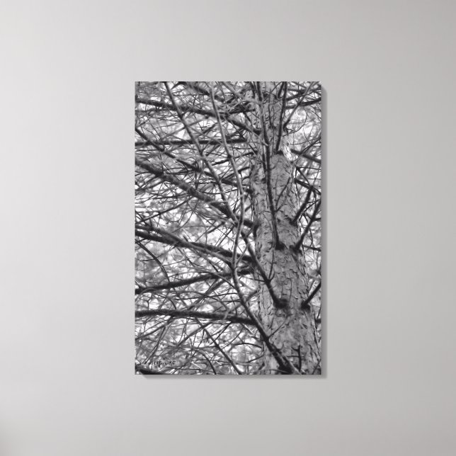 Riktningen för Gräs Träd Canvastryck (Framsida)