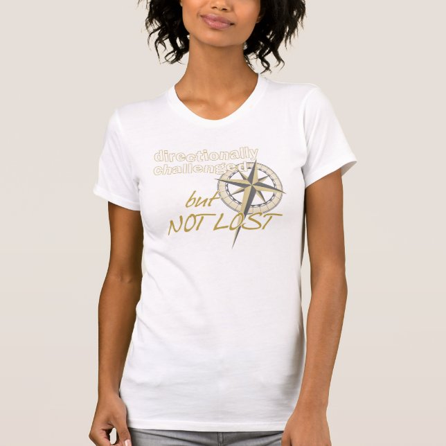 Riktnings utmanad skjorta tee shirt (Framsida)