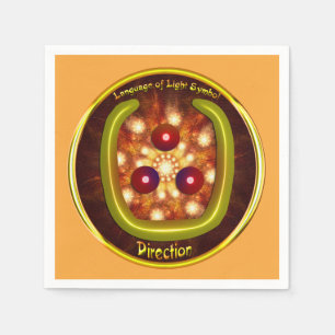 Riktningssymbolkonst Pappersservett