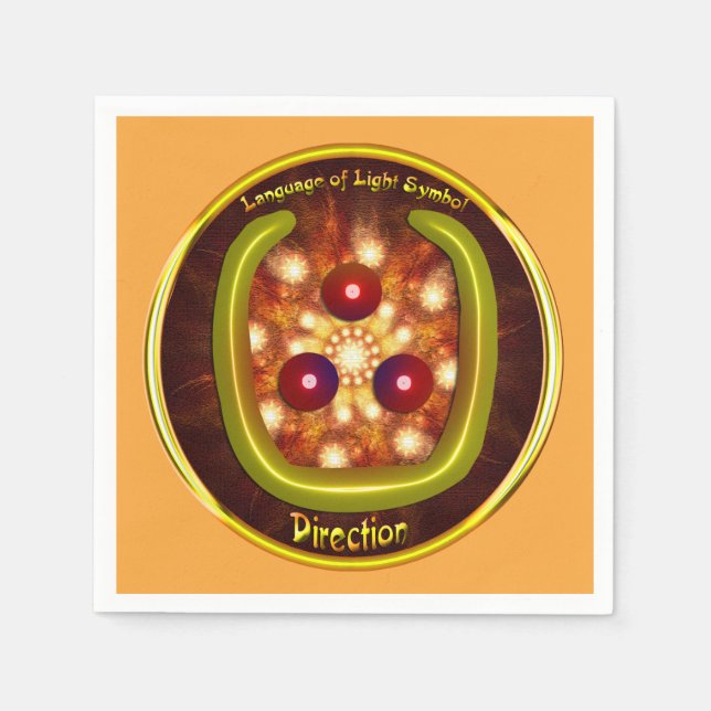 Riktningssymbolkonst Pappersservett (Framsidan)