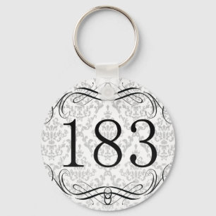 Riktnummer 183 nyckelring