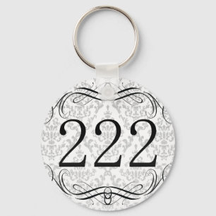 Riktnummer 222 nyckelring