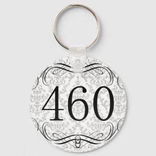 Riktnummer 460 nyckelring