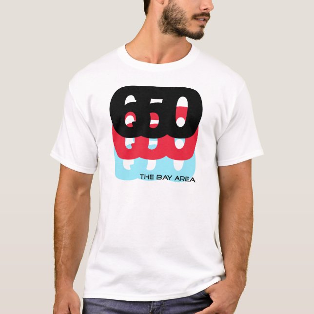 Riktnummer 650 tee shirt (Framsida)