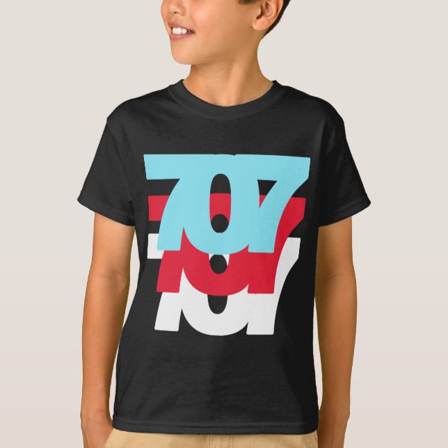 Riktnummer 707 t-shirt (Framsida)