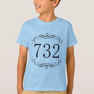 Riktnummer 732 t shirt