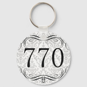 Riktnummer 770 nyckelring