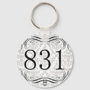 Riktnummer 831 nyckelring