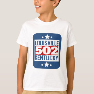 Riktnummer för 502 Louisville KY Tee Shirt