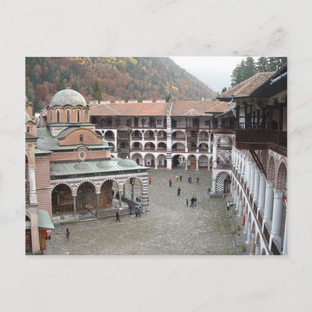Rila Monastery Vykort (Framsida)